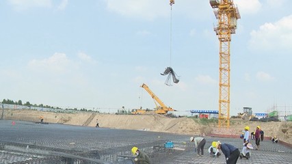 扶溝:中垣環保生態科技產業園如火如荼趕工期